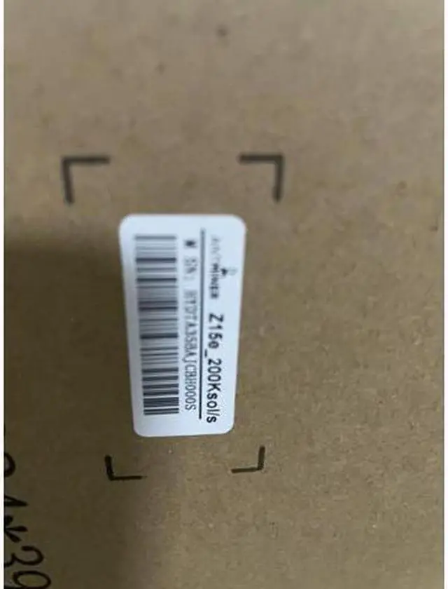 Alt view image 5 of 5 - New Bitmain Antminer Z15e ZEC Mining Machine 200K Sol/s Asic Miner Crypto Miner Zcash Equihash Algorithm Miner Come with APW7 1800W Power Supply