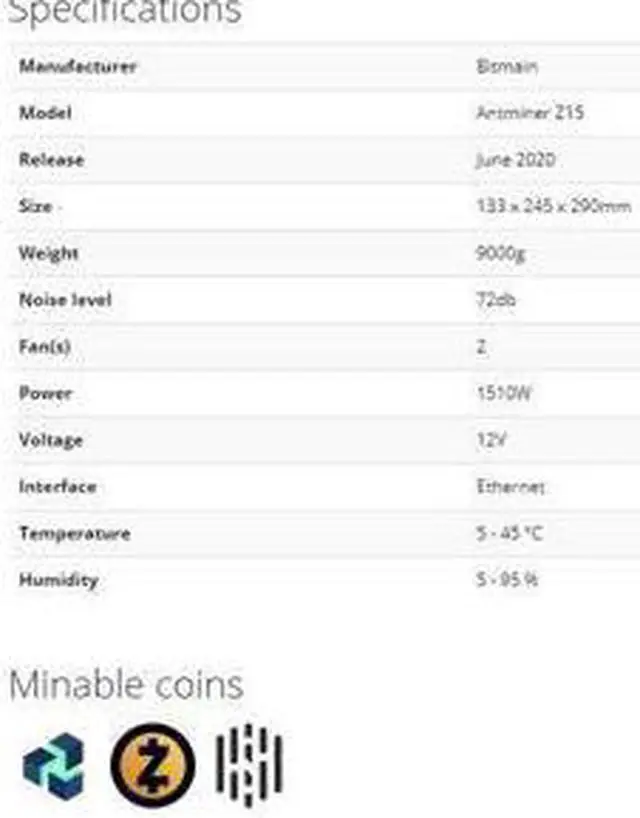 Alt view image 3 of 6 - Newest Bitmain Antminer Z15 420ksol/s Zcash Asic Best Most Profitable Miner Antiminer Blockchain with PSU Equihash algorithm