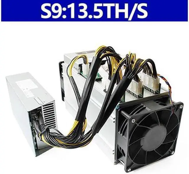 Alt view image 6 of 6 - AntMiner S9 13.5TH/S 16nm Bitcoin Litecoin Miner BTC LTC ASIC Mining Machine With APW7 power supply Scrypt