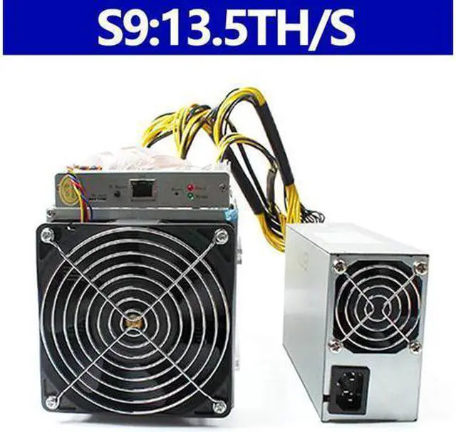 Alt view image 5 of 6 - AntMiner S9 13.5TH/S 16nm Bitcoin Litecoin Miner BTC LTC ASIC Mining Machine With APW7 power supply Scrypt