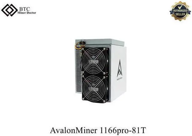 Main image of 81Th/s AvalonMiner 1166pro,High Hash BTC Canaan Mining SHA-256 PK Avalon Miner 1246Pro 81T