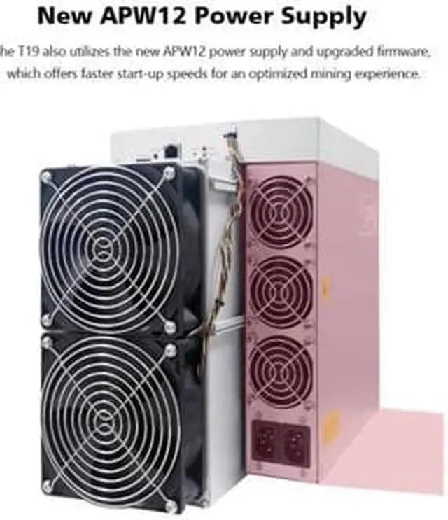 Alt view image 5 of 6 - Antminer T19 88t 3150W Bitcoin Miner with Great Profits High Efficiency Bitmain Original