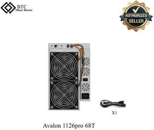 Main image of Canaan Avalon 1126 PRO 68T Bitcoin Crypto Mining Machine Avalonminer 1126 Pro