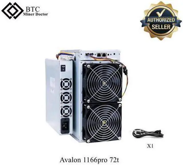 Main image of Canaan Avalonminer 1166Pro 72T Bitcoin Crypto Mining BTC A1166 Pro