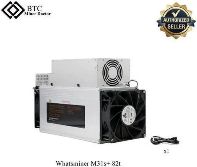 Main image of Whatsminer M31s+ 82th Bitcoin Algorithm Asic Miner Microbt Power Hash Miner PSU included