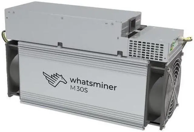 Main image of Bitcoin Miner Microbt Whatsminer M30S 88TH 3344W ASIC Miner Machine Include PSU Power Supply and Power Cords,better than M20S