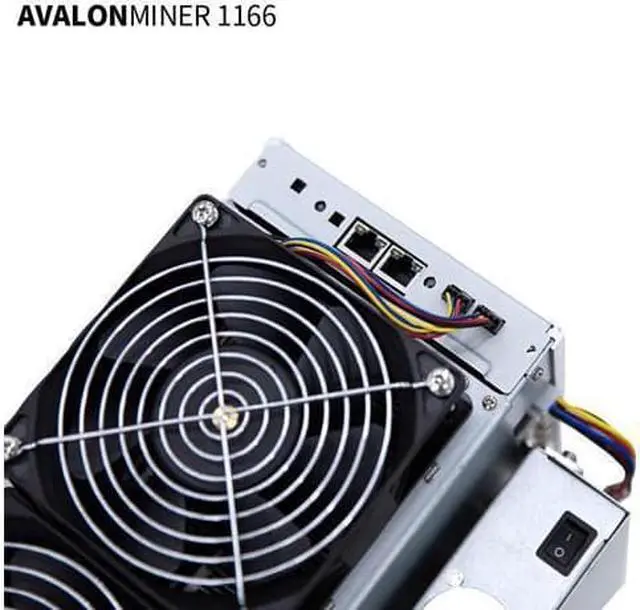 Alt view image 3 of 6 - Avalon 2021 New Bitcoin miner AvalonMiner 1166 PRO 81TH/S profitable Asic mining Machine ( With Original Power Supply )SHA-256 New Arrival Blockchain Low Power Cost