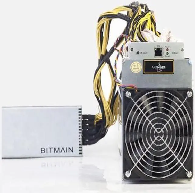 Alt view image 4 of 7 - Bitmain ANTMINER L3+ ASIC Miner Scrypt Litecoin 504MH/s LTC Come with Doge Coin Mining Machine with New PSU Blockchain Miners Better Than ANTMINER L3  S9 S9J