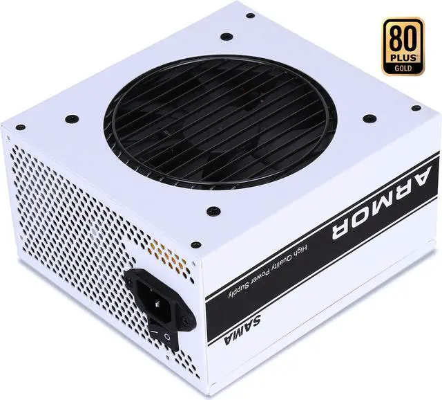 Alt view image 3 of 7 - SAMA 750W PC Power Supply Full Voltage 80 Plus Gold ECO Mode 12V PSU PFC FDB Silent Fan Mode Full Modular ATX Power Supply for ALL Graphics Cards White