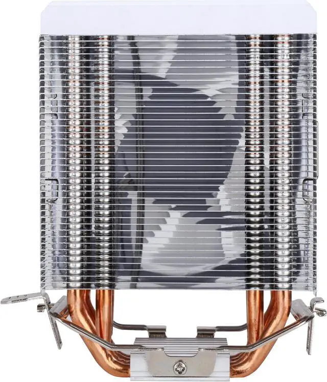 Alt view image 6 of 7 - SAMA KA450D RGB CPU Air Cooler 9cm PWM Fan 4 Copper Heat Pipes For AMD/Intel Universal Computer Cooling Radiator White