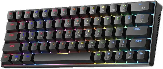 SAMA Wired Keyboard Z-6406 Mini Mechanical Blue or Red Axis Game