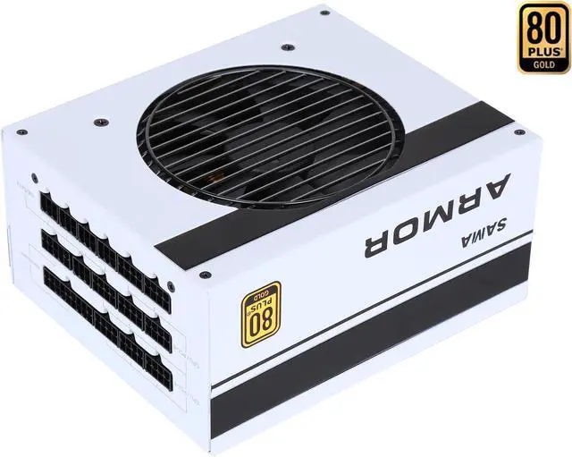 Alt view image 2 of 7 - SAMA 750W PC Power Supply Full Voltage 80 Plus Gold ECO Mode 12V PSU PFC FDB Silent Fan Mode Full Modular ATX Power Supply for ALL Graphics Cards White