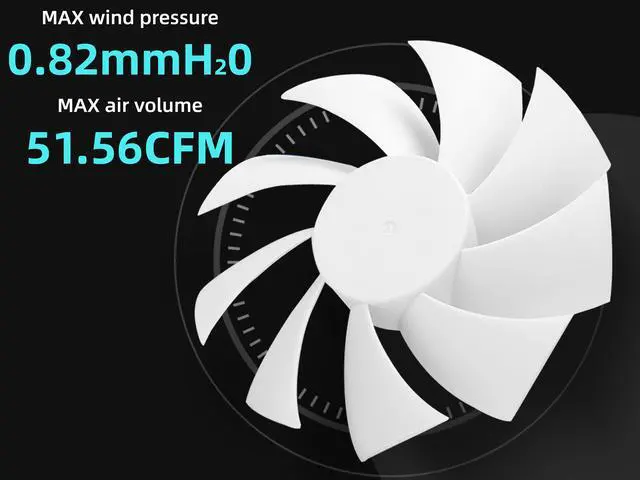 Alt view image 3 of 7 - SAMA SF100 3 in1 Case Fans 120mm 12V 3Pin High Airflow Lower Noise Fan Set With Fan Hub