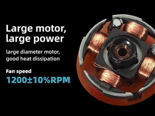 Alt view image 6 of 7 - SAMA SF100 3 in1 Case Fans 120mm 12V 3Pin High Airflow Lower Noise Fan Set With Fan Hub