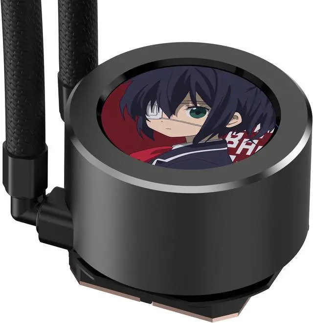Alt view image 7 of 7 - SAMA SM360 Black 360mm Liquid Water AIO CPU Cooler For Gaming PC Computer with Screen LCD Display, 3 ARGB PWM Silent Fans