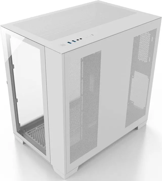 Alt view image 7 of 7 - SAMA A711 Dual Tempered Glass Panel Airflow Full Tower ATX Computer Case,Type C USB3.0*2  Gaming Case,Pre-Installed 4 x ARGB Uni Fans with Fan Hub & RF Remote,360mm AIO Support at Top