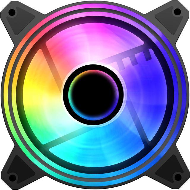 QiuzAim Hot Sale PC 120mm Fan 4Pin High CFM Case Fans 12V