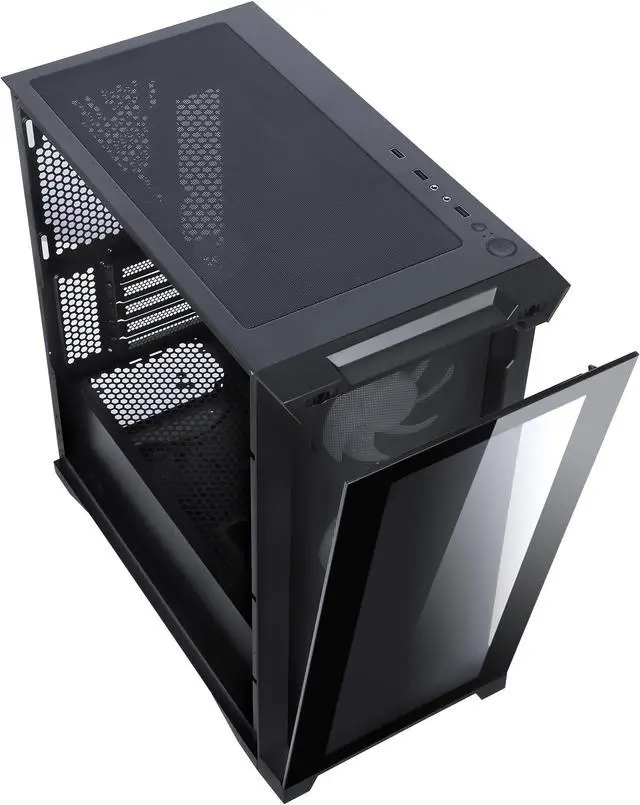 Alt view image 6 of 7 - SAMA AM07 Tempered Glass Micro-ATX Mid Tower Gaming Computer Case,Support M-ATX/ITX Motherboard, 4 ×120mm ARGB Fans Pre-Installed