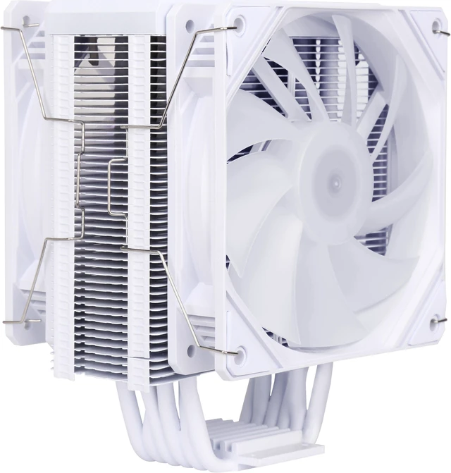 SAMA KA600DW RGB CPU AirCooler 120mm 12V 6 Heat PipeDual Platform PWM ...