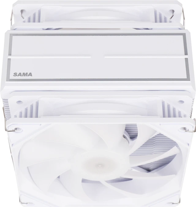 SAMA KA600DW RGB CPU AirCooler 120mm 12V 6 Heat PipeDual Platform PWM ...