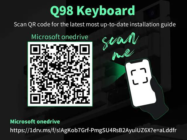 Alt view image 7 of 7 - SAMA Q98 Tri-Mode Wireless Mechanical Gaming Keyboard with LCD display,RGB Hot-swappable Programmable Gaming Keyboard, 2.4G Wireless/Bluetooth/Wired with PBT Double-Shot Keycaps,4000mAh