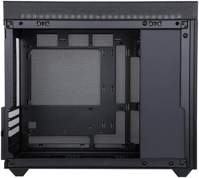 Alt view image 6 of 8 - SAMA IM01 Pro High Air Flow Natural Cooling Metal Mesh Panel MATX Micro ATX PC Computer Case Black, Good ventilated, Durable, Real bargain, Supports Upright/ Inverted Installation
