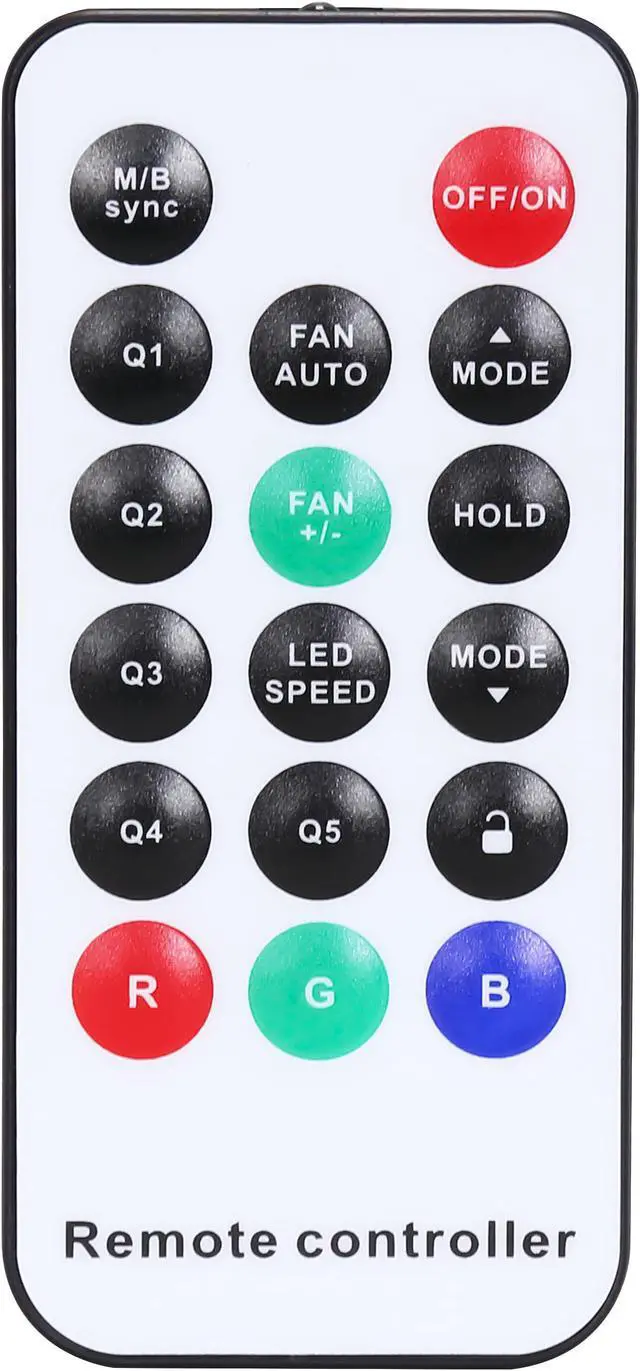 Alt view image 6 of 7 - SAMA 5V 3 Pin ARGB Fan HUB,Pwm Fan Temperature Controller Integrator, Remote Control Computer RGB Light Adapter , 4 * 4 Pin Fan Speed Controller Ports , 4 * 5v 3pin A-RGB Ports (Black)