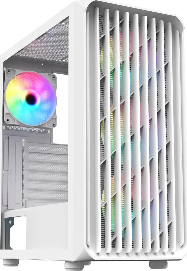 SAMA 205A Tempered Glass ATX Mid Tower Gaming Computer Case