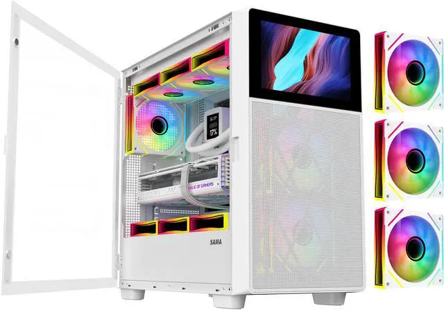 misaa  SAMA V-play ATX Mid Tower High-end Gaming Computer PC Case