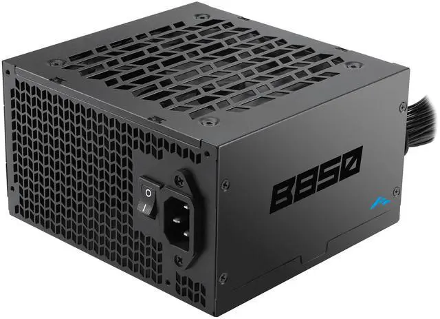 Main image of SAMA B850 850W ATX 3.1 Power Supply, Cybenetics Bronze Certified, PCIe 5.1 Ready 12V-2x6 (450W), APFC LLC + DC-DC Design, 120mm Silent Fan, Non-Modular Gaming PC PSU