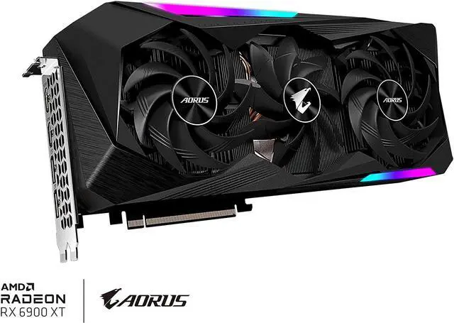 Alt view image 2 of 7 - GIGABYTE AORUS Radeon RX 6900 XT Master 16G Graphics Card, MAX-Covered Cooling, 16GB 256-bit GDDR6,