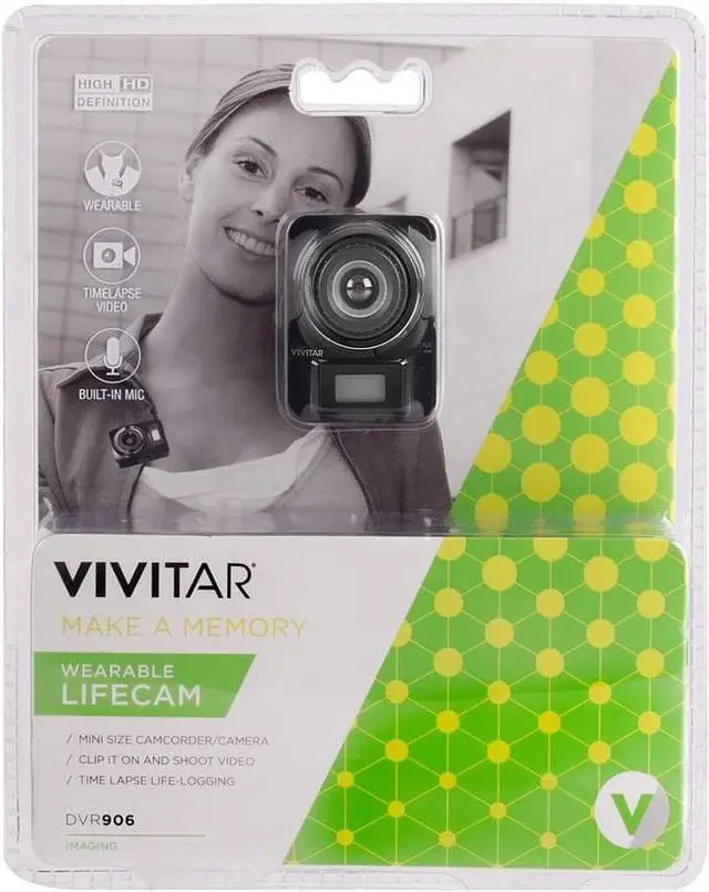 Alt view image 5 of 6 - Vivitar DVR906HD LifeCam Digital Lifelogger Video Camera