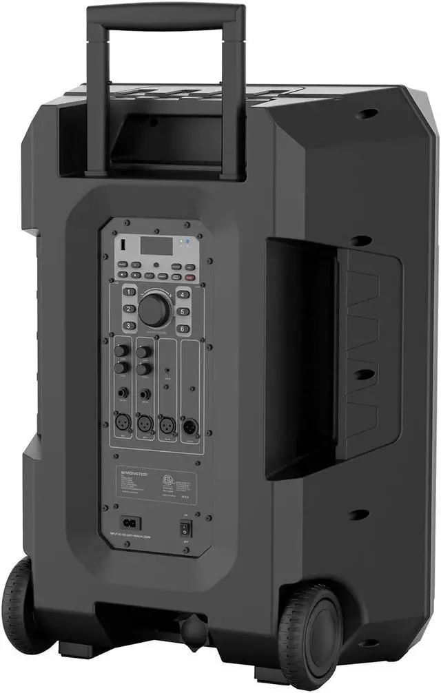 Alt view image 4 of 7 - Monster X6 All-in-One PA Bluetooth Speaker System