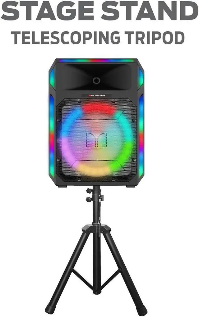 Alt view image 7 of 7 - Monster X6 All-in-One PA Bluetooth Speaker System
