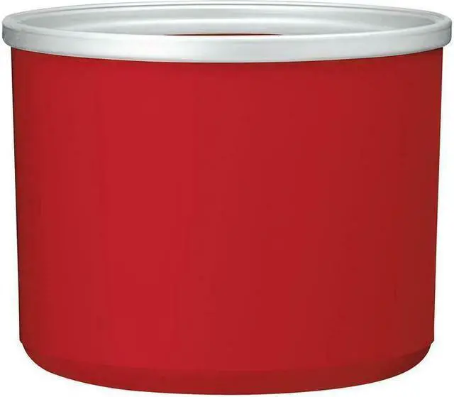 Alt view image 4 of 5 - Cuisinart 1.5 Qt. Red Frozen Yogurt and Sorbet Maker with Locking Lid
