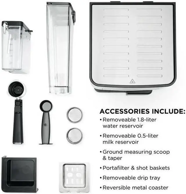 Alt view image 5 of 6 - Chefman Barista Pro 6-in-1 Espresso Machine with Built-In Milk Frother