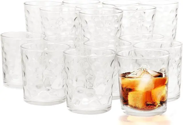 Main image of Gibson Home Great Foundations 16 Piece Tumbler and Double Old Fashioned Glass Se