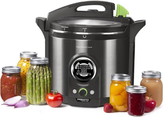 Alt view image 3 of 5 - Presto Precise 02144 12Qt Digital Pressure Canner - Black