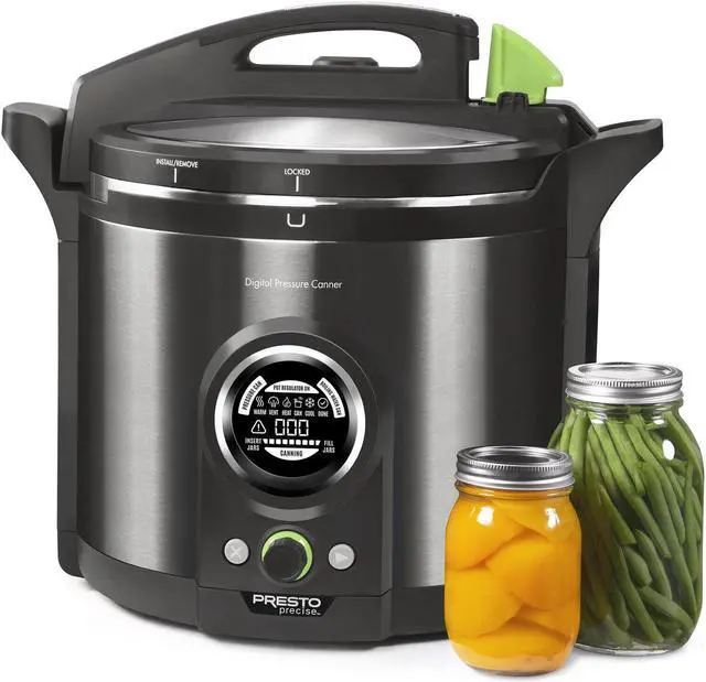 Alt view image 2 of 5 - Presto Precise 02144 12Qt Digital Pressure Canner - Black
