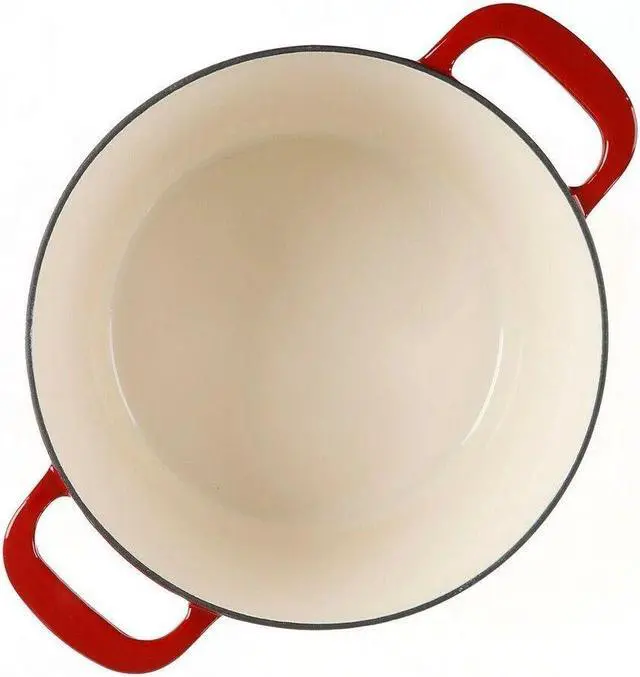 Alt view image 4 of 7 - Martha Stewart 7-Quart Enamel on Cast Iron Dutch Oven