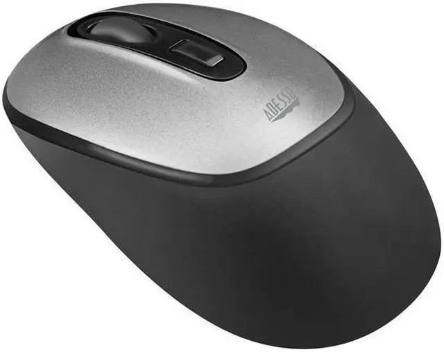 Alt view image 11 of 20 - Adesso iMouse A10 Antimicrobial 1600dpi 2.4GHz Wireless Mouse - Black/Silver