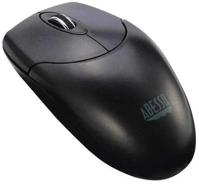 Alt view image 2 of 10 - Adesso M60 Antimicrobial 2.4GHz Wireless Optical Mouse With Metal Scroll Wheel