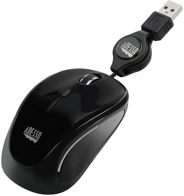 Alt view image 11 of 13 - Adesso iMouse S8B - USB Illuminated Retractable Mini Mouse