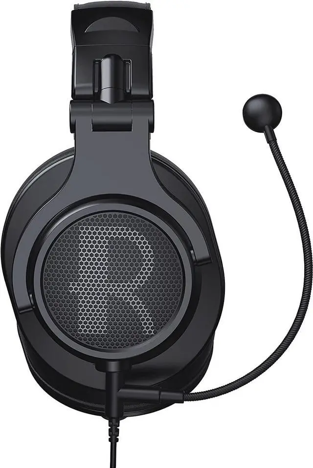 Alt view image 2 of 7 - Prosonic DJ2KG Headsets with Boom Mic, Wired Over Ear Headphones for Business Meeting, Skype Zoom, PC Gaming,PS4, Xbox One, Discord, Podcast, Headset with SharePort & Volume Control (Black)