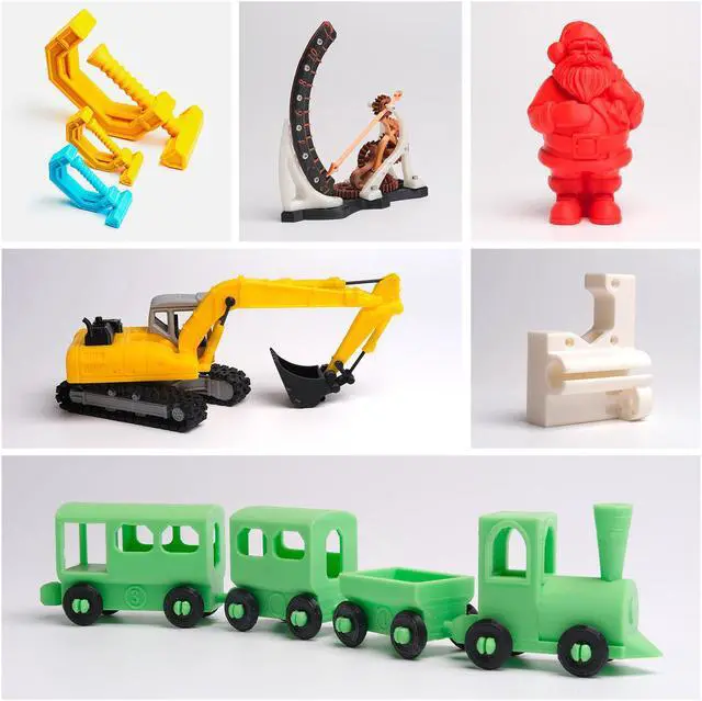 Alt view image 6 of 6 - eSUN PLA+ Filament 1.75mm, 3D Printer Filament PLA Plus, Dimensional Accuracy +/- 0.03mm, 1KG Spool (2.2 LBS) 3D Printing Filament for 3D Printers Fire Engine Red