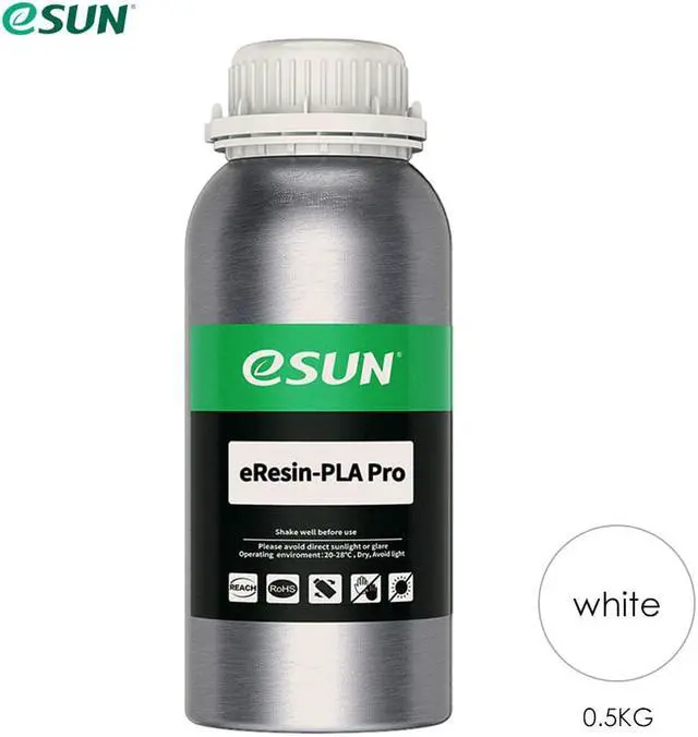 Alt view image 2 of 6 - eSUN Plant-Based Pro 3D Printer Rapid Resin, 405nm LCD UV-Curing High Precision PLA Based Resin Photopolymer Resin for Monochrome Screen 3D Printer