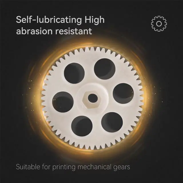 Alt view image 6 of 6 - eSUN Super Enhanced Carbon Fiber Filled Nylon Filament 1.75mm, Upgraded PA12 CF 3D Printer Filament, 1KG Spool 3D Printing Filament for 3D Printers, Natural