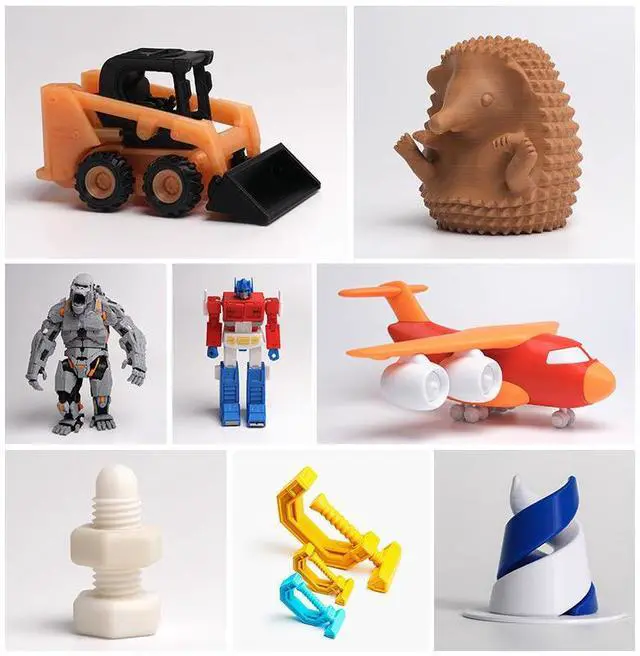 Alt view image 6 of 7 - eSUN PLA+ Refilament 1.75mm, 3D Printer Refill PLA Plus, Dimensional Accuracy +/- 0.03mm, 1KG Spoolless 3D Printing Filament for 3D Printers, Cold White,No Spools