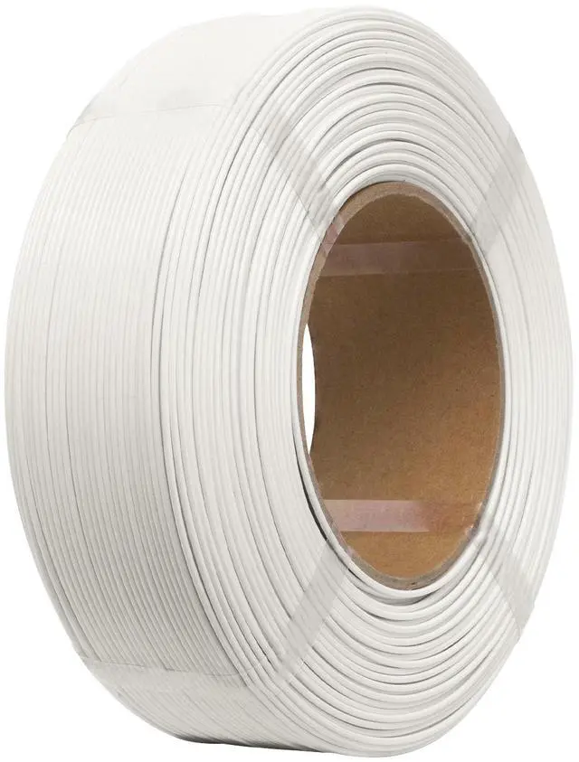 Main image of eSUN PLA+ Refilament 1.75mm, 3D Printer Refill PLA Plus, Dimensional Accuracy +/- 0.03mm, 1KG Spoolless 3D Printing Filament for 3D Printers, Cold White,No Spools
