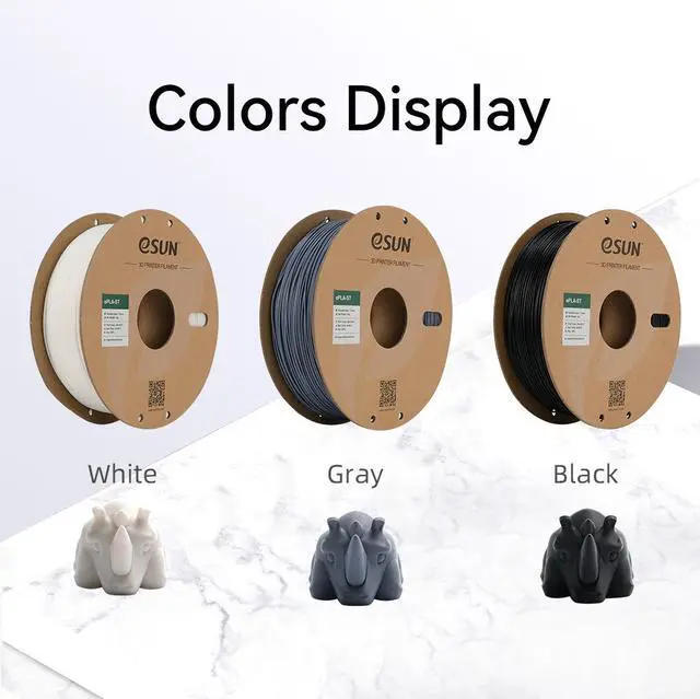 Alt view image 7 of 7 - eSUN Super Tough PLA Filament 1.75mm, 3D Printer Filament PLA-ST, Dimensional Accuracy +/- 0.05mm, 1KG Spool (2.2 LBS) 3D Printing Filament for 3D Printers, Natural
